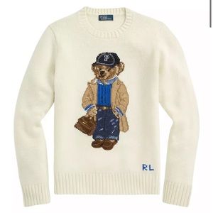 ❌SOLD❌ POLO Bear 🧸 Wool Cashmere sweater P ball cap hat bag jeans striped shirt